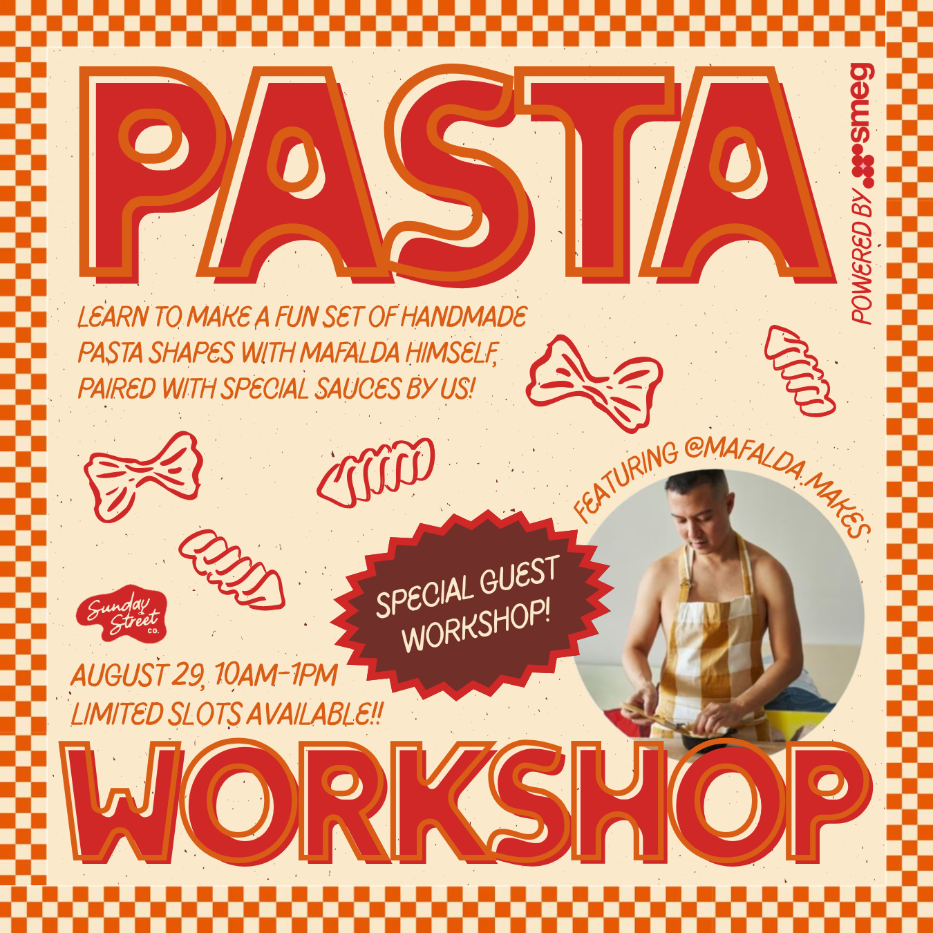 SPECIAL: Pasta workshop with Mafalda!!