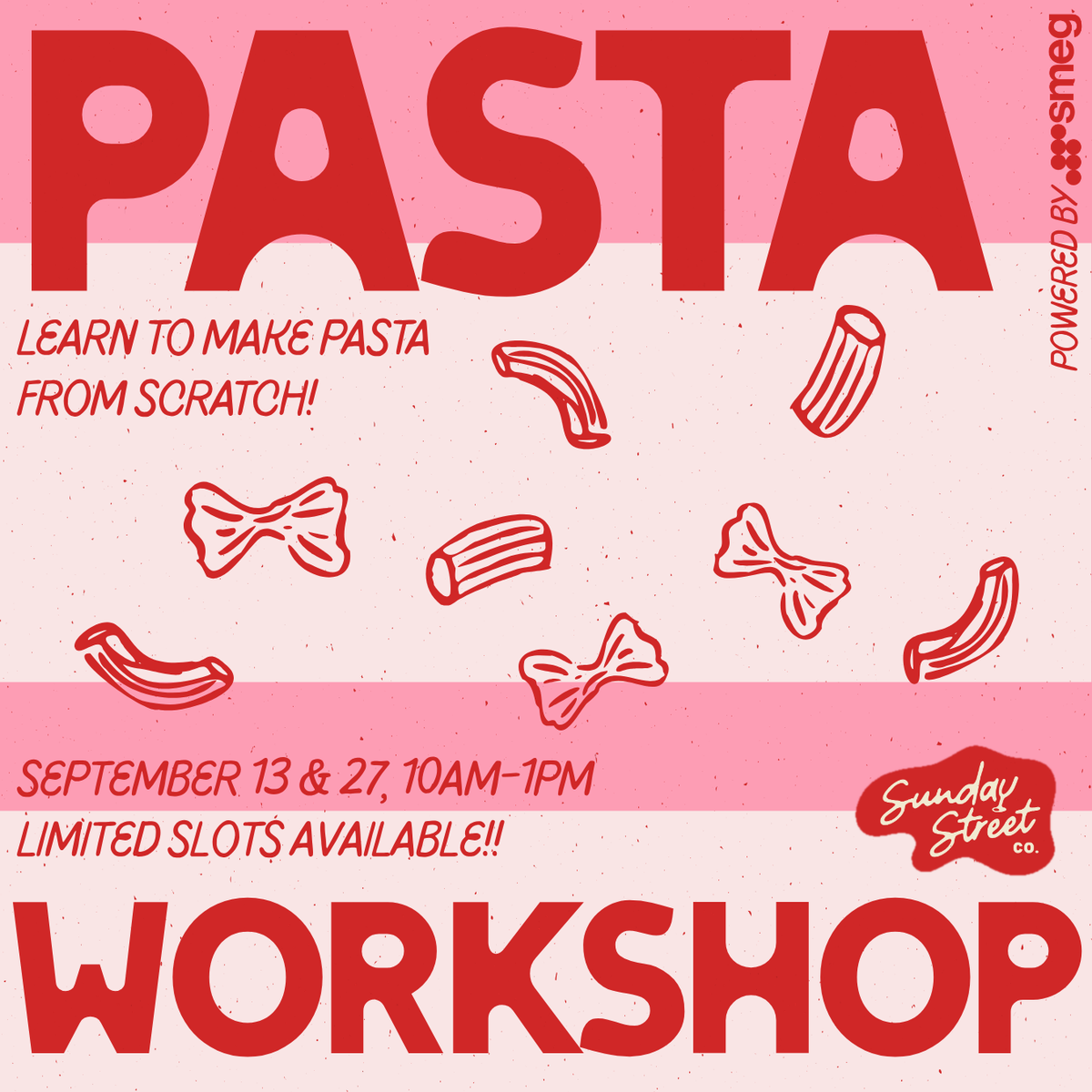 Sunday Sessions: Pasta workshop
